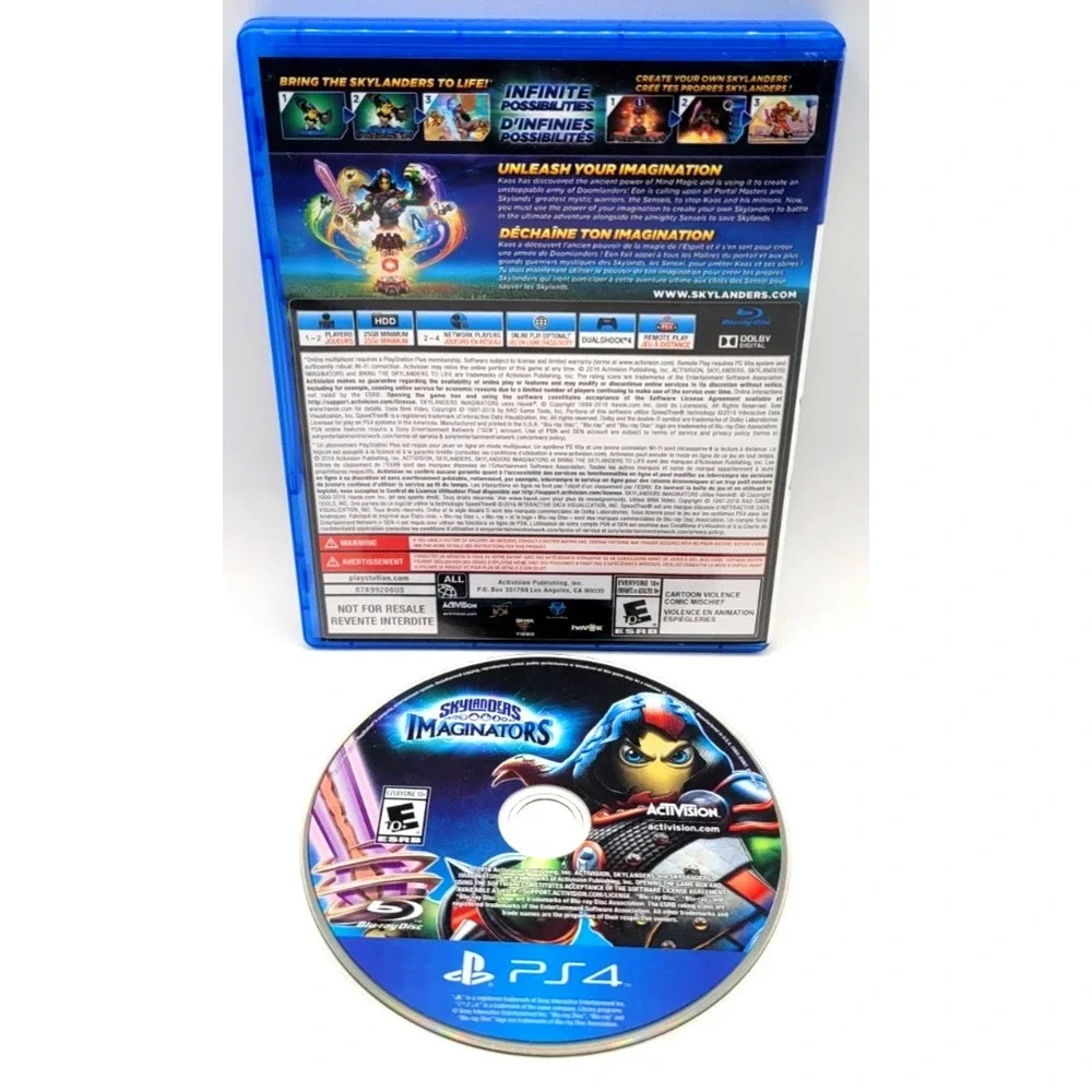 Skylanders Imaginators PS4 2016 PlayStation 4 Game CIB COMPLETE IN BOX